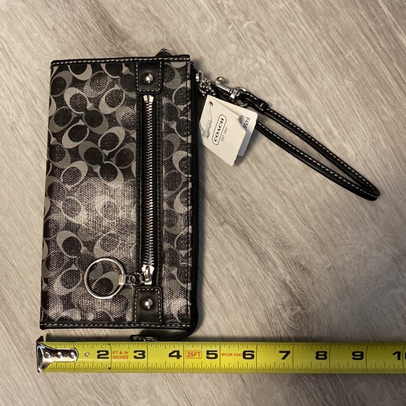 Coach Monogram Wristlet with Wallet Storage - Picture 14 of 14